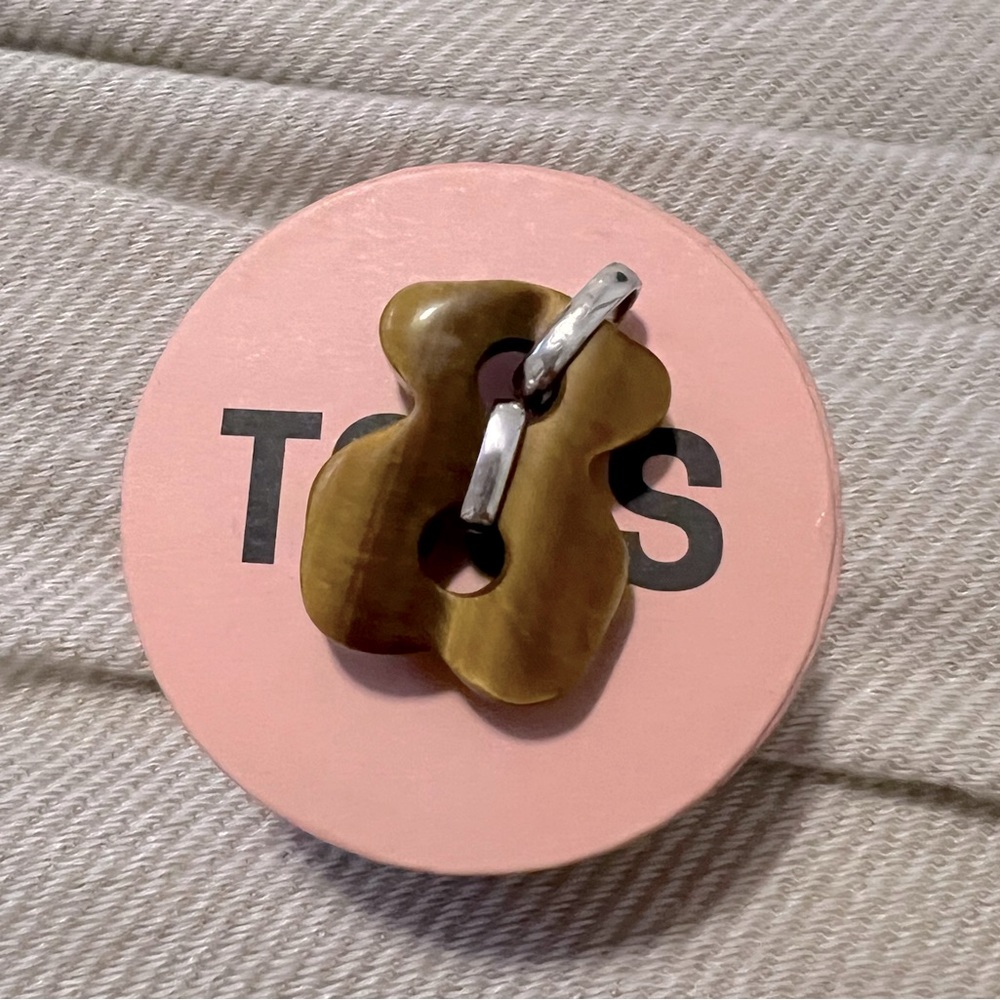 Authentic Tous Tiger’s Eye Bear Charm
